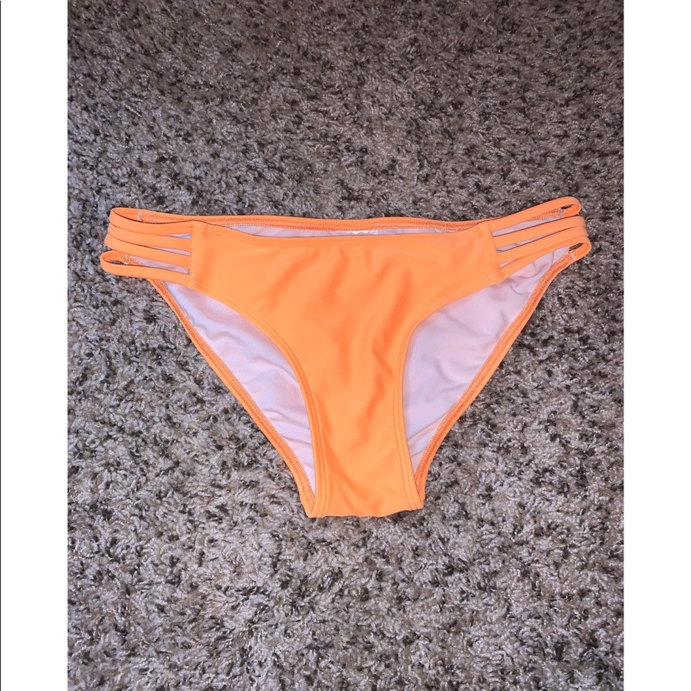 Express swim orange bikini bottoms